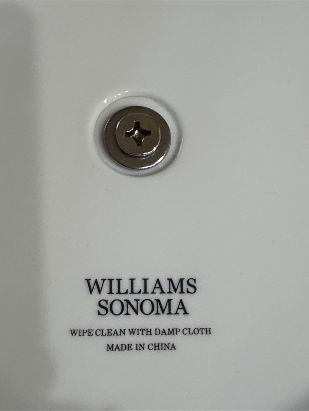 Williams Sonoma Honeycomb Porcelain Paper Towel Holder - New! - Picture 4 of 6